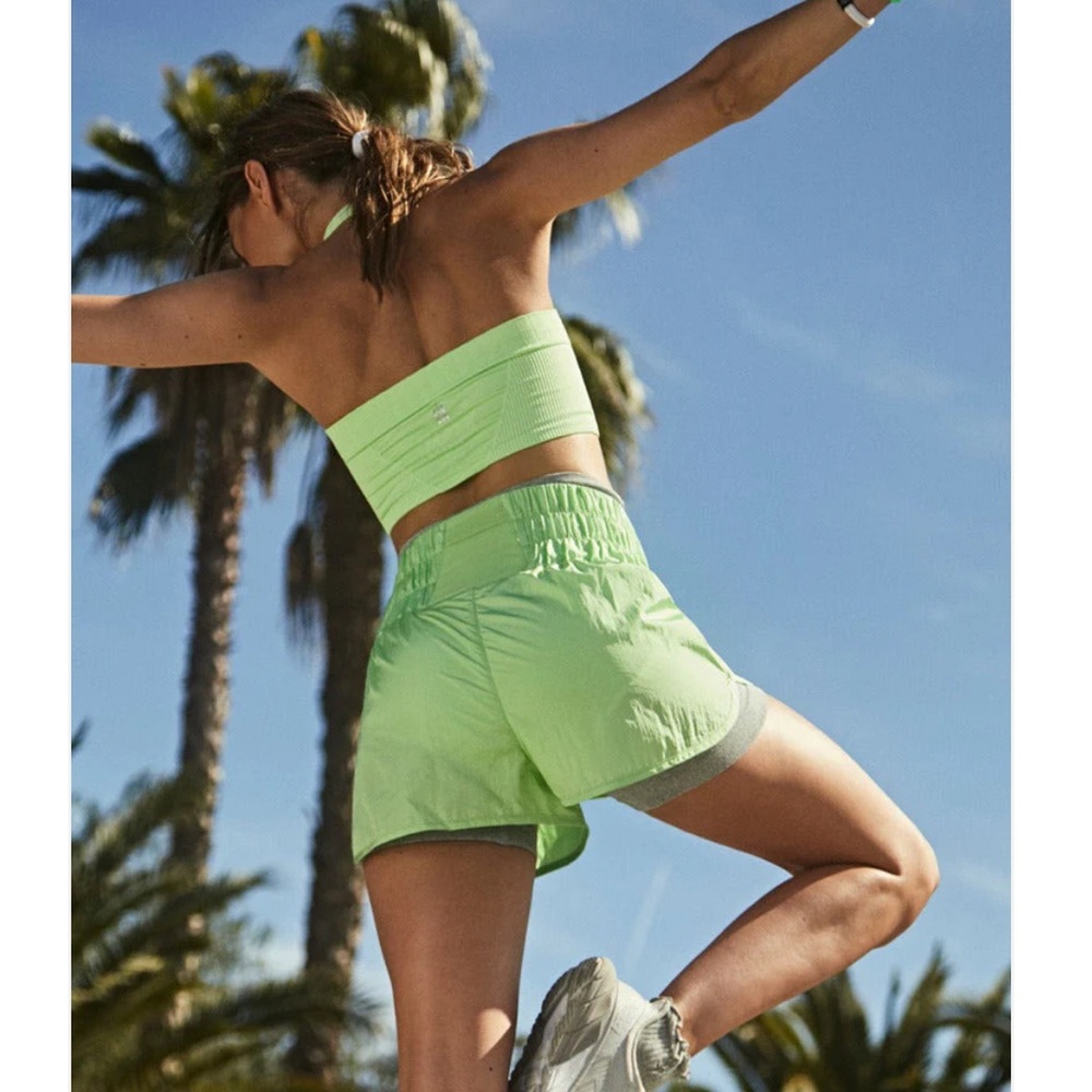 New🌟Free People Movement - The Way Home Shorts-Lime